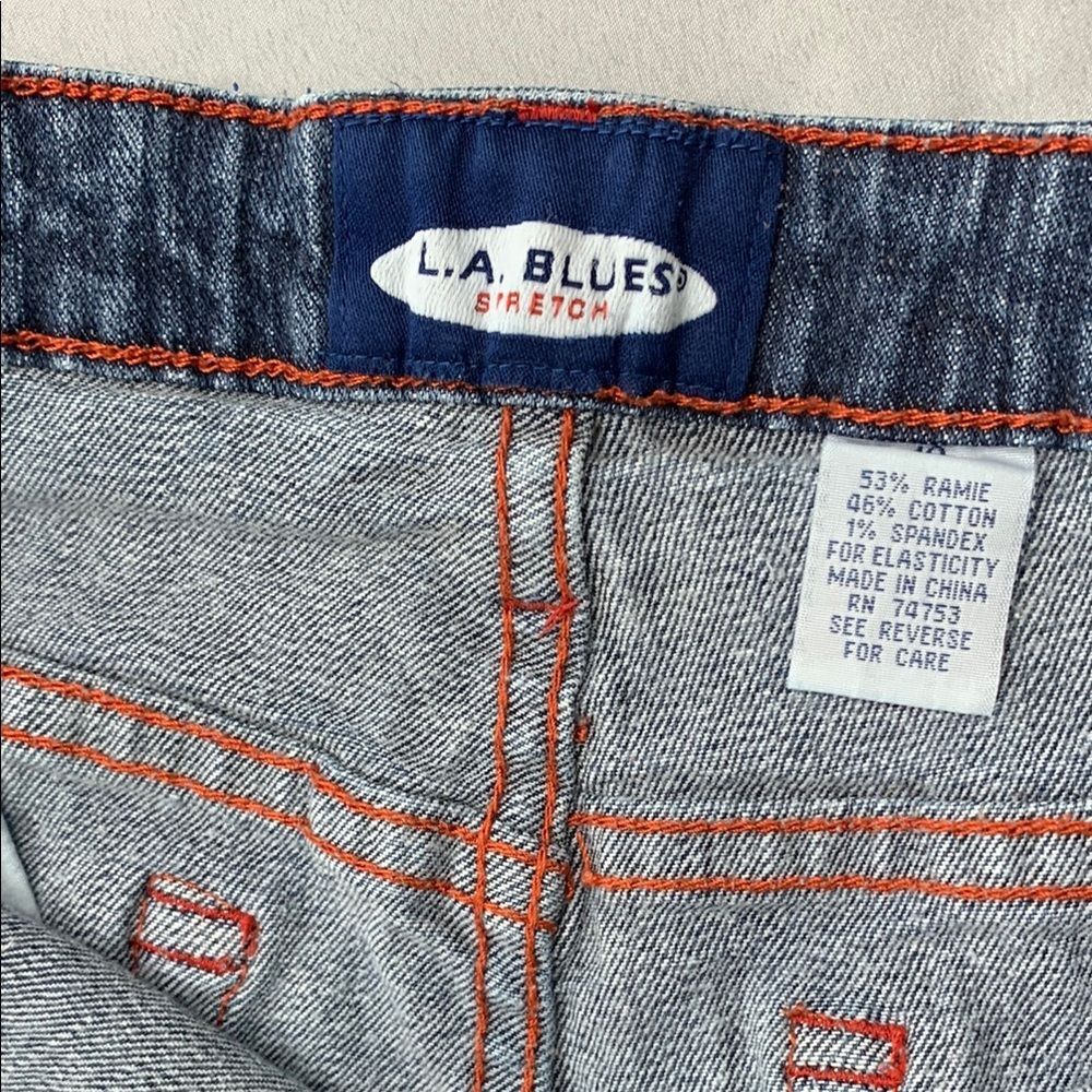 L.A. Blues Blue Ankle Cropped Jeans